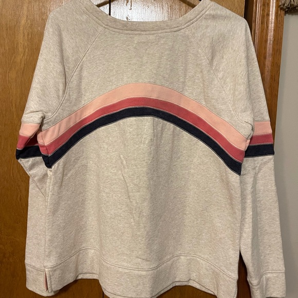 Maurices Color Stripe Sweatshirt - Picture 2 of 3
